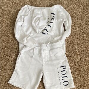 Polo by Ralph Lauren White Kids Matching Set